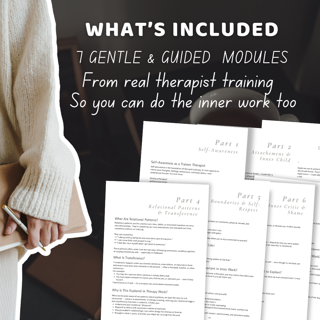 Train Like a Therapist: The Inner Work Starter Guide